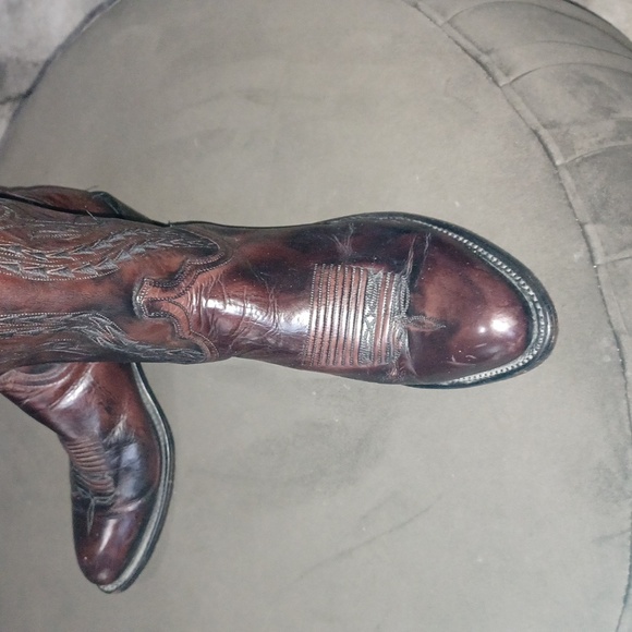 Lucchese Men Cowboy Boots. Size 10 Brown - Picture 2 of 11